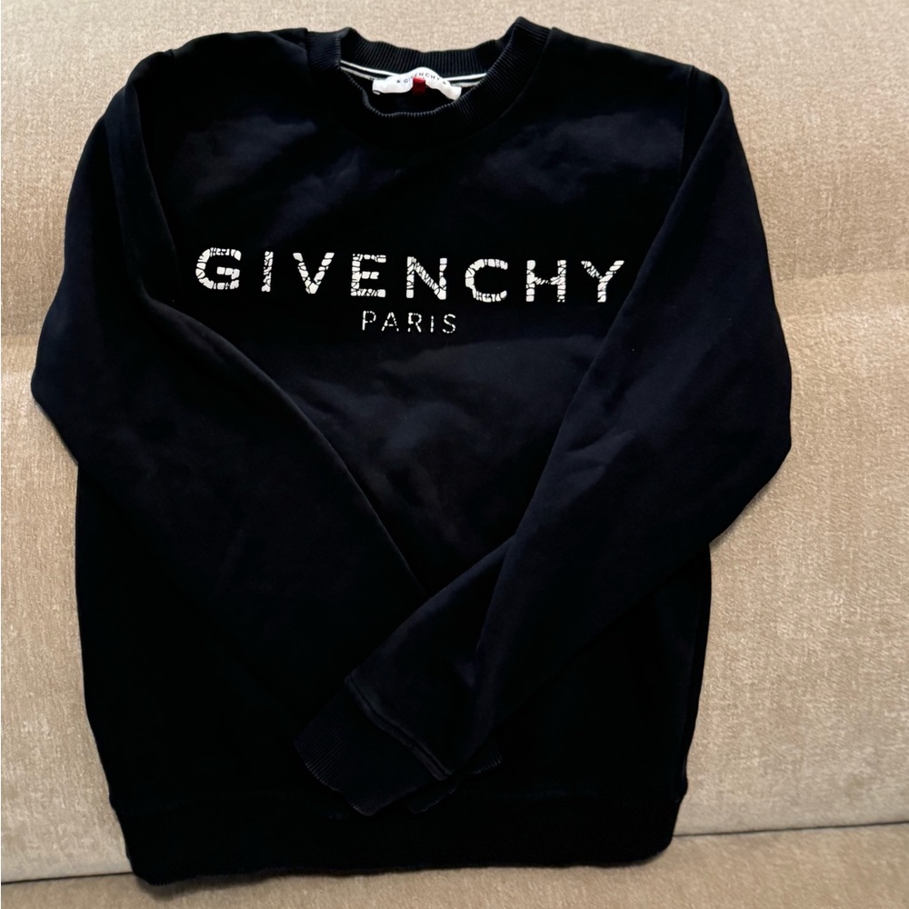 Givenchy boys Black Crewneck Sweater